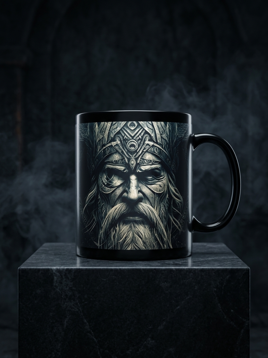 Oskorei Kaffeetasse schwarz