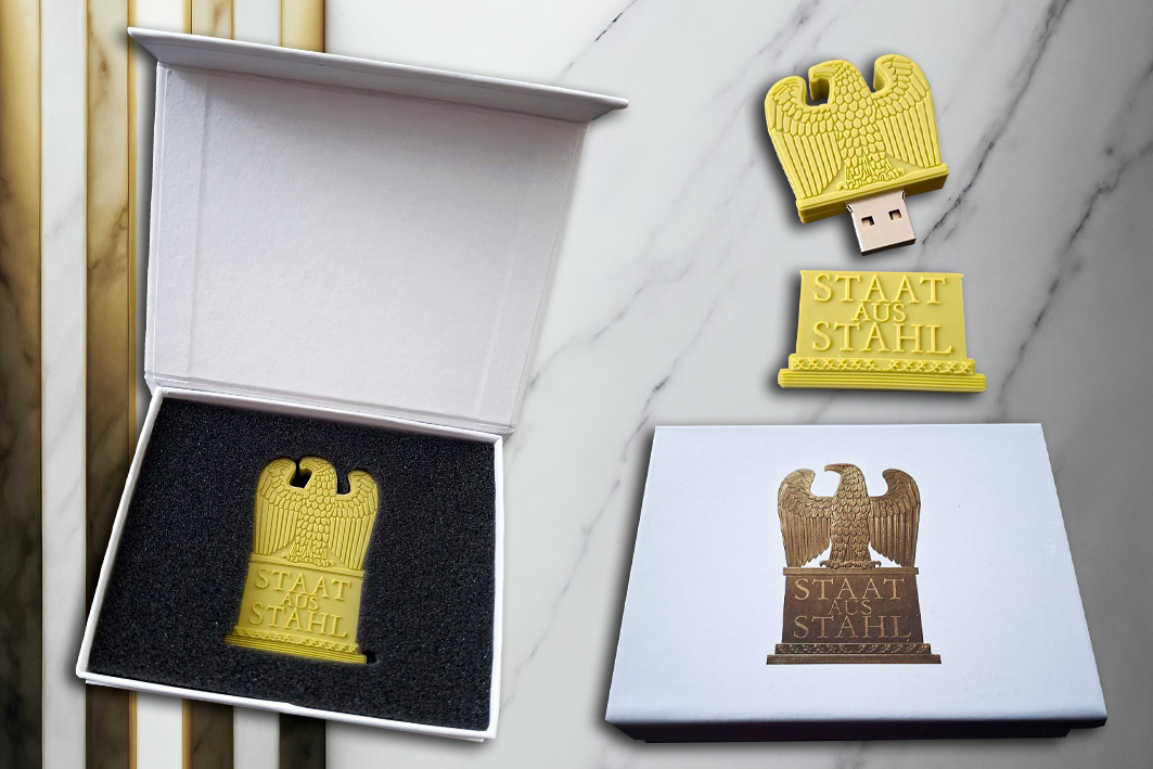 Stahlgewitter - Staat aus Stahl USB-Stick