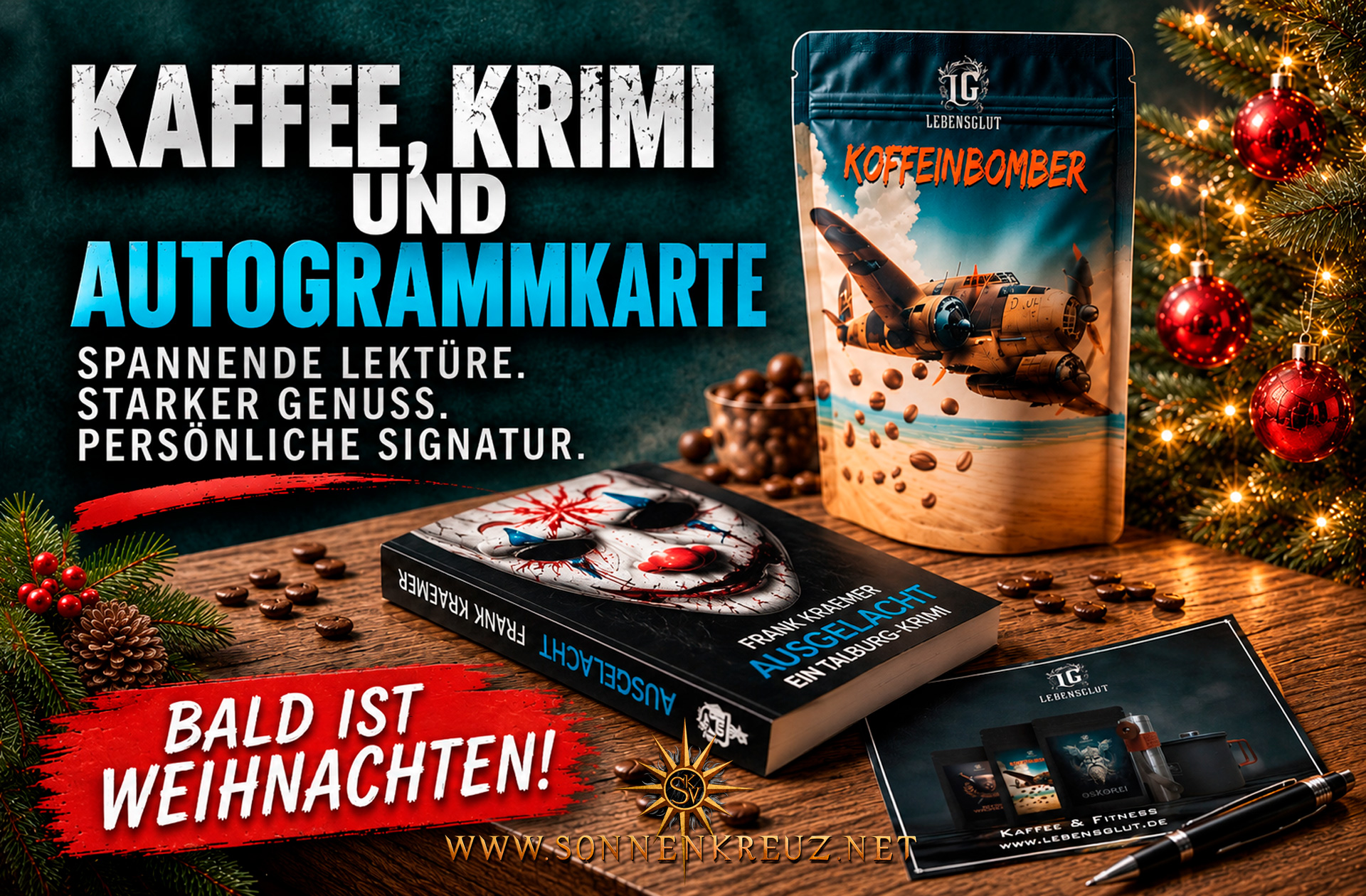 Krimi-Kaffee-Autogrammkarte